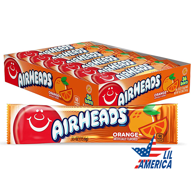 Air Heads Orange Candy - 0.55 oz