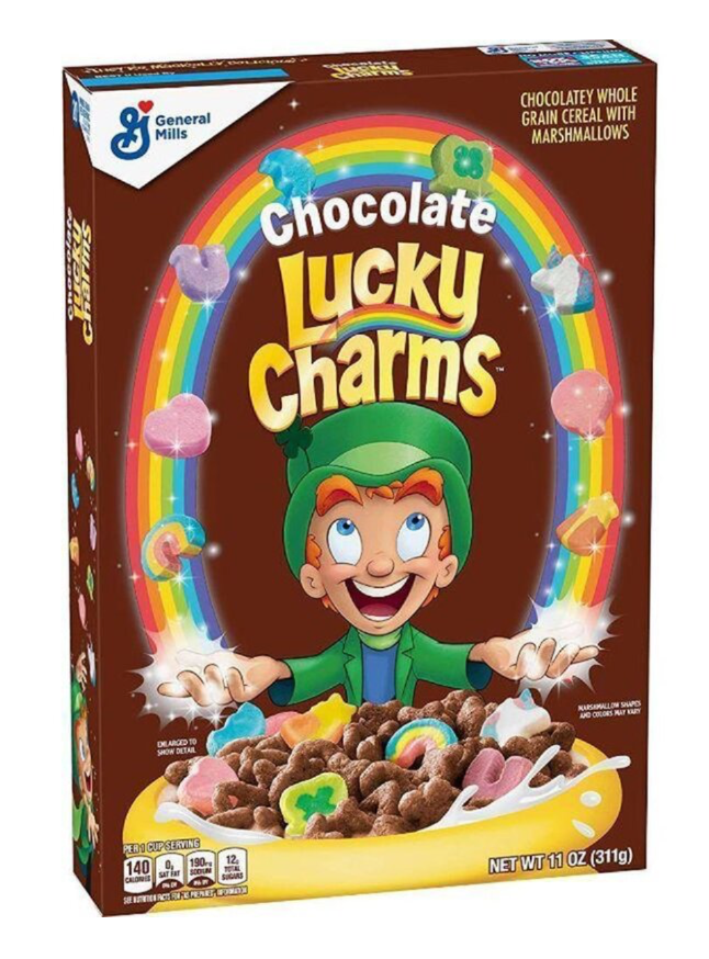 Lucky Charms - Chocolate - Cereal with Marshmallows