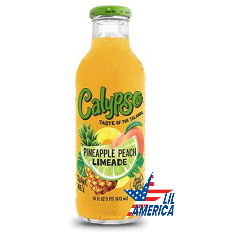 Calypso - Limeade, Pineapple Peach - Glasflasche 473ml