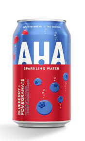 AHA Sparkling Water Blueberry Promegranate 355ml