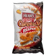 Herrs Crunchy Cheestix Carolina Reaper - 227g