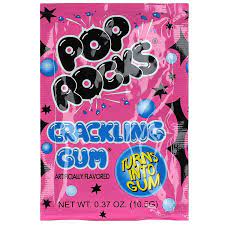 Pop Rocks Crackling Gum 10g