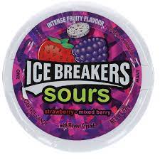 Ice Breakers Berry Sours Strawberry Mixed Berry 42g