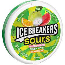 Ice Breakers Sours Watermelon Green Apple 42g