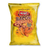Herrs bacon cheddar flavoured cheese curls 170g