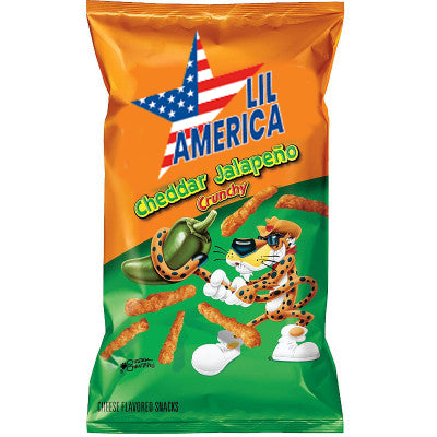 LIL America Crunchy Cheddar Jalapeno Cheese Snacks