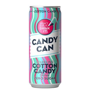 Candy Can Sparkling Cotton Candy Zero Sugar330 ml
