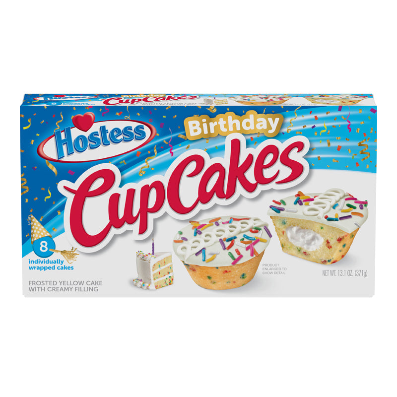 Hostess birthday cupcakes - 8er Box