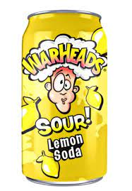 Warheads Sour Lemon Soda 355ml