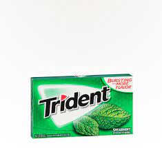 Trident Spearmint Artificial Flavour - 14 Stück
